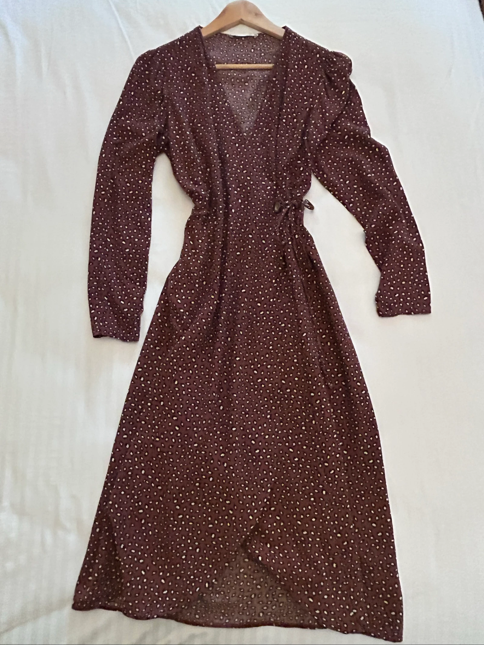 Vestido midi vintage talla M de Lefties